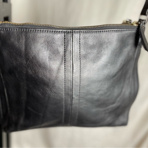 Halogen Black and Tan Leather Bag - Picture 1 of 3